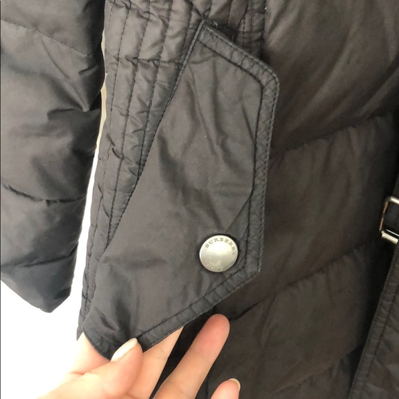 BURBERRY BRIT COAT SMALL BLACK JACKET - Picture 2 of 16